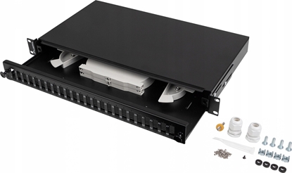 Изображение Lanberg 19" 1U FIBER PATCH PANEL 24XSC DUPLEX / 24XLC QUAD B