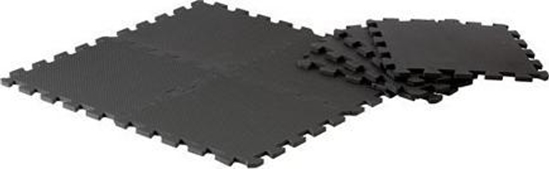 Picture of Pure2Improve Pure2Improve Puzzle Mat Set Black, Plastic (Polyethylene)