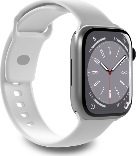 Изображение Puro Pasek PURO ICON Apple Watch 4/5/6/7/SE/8/Ultra 44/45/49mmm (S/M & M/L) (White)