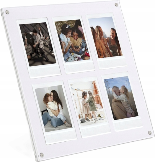 Изображение Ramka LoveInstant Ramka Stojca Na 6 Zdj Do Fuji Instax Mini 12 40 11 9 8 7 Evo Liplay Link / Biay