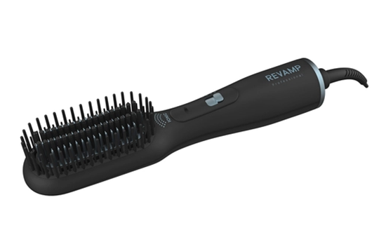Picture of Revamp BR-2500X-EU Deepform Ceramic Straightening Hot Brush Black