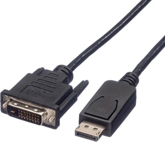 Изображение Roline DisplayPort Cable, DP-DVI (24+1), M/M, black, 1.5 m