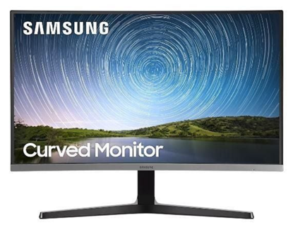 Изображение Samsung C27R500FHP computer monitor 68.6 cm (27") 1920 x 1080 pixels Full HD LED Blue, Grey