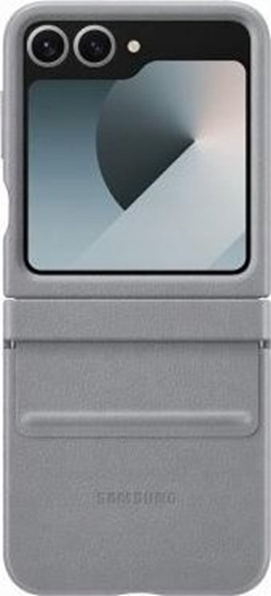 Picture of Samsung Case Samsung EF-VF741PJEGWW Z Flip6 F741 gray/gray Flap ECO-Leather Case