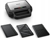 Изображение TEFAL sviestmaižu tosteris UltraCompact 3in1, melns/pelēks