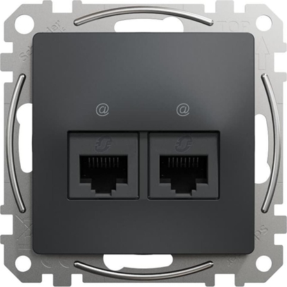 Picture of Schneider Electric GN.KOMP.2XRJ45 6UTP CZARNY ANT.SEDNA DES