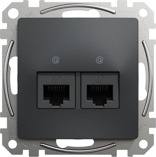 Picture of Schneider Electric GN.KOMP.2XRJ45 6UTP CZARNY ANT.SEDNA DES