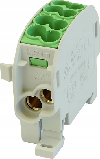 Picture of Simet Blok rozdzielczy - odgany Al/Cu SCB 25 (80110) SIMBLOCK zielony 81501005