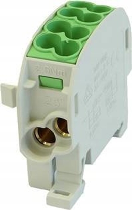 Attēls no Simet Blok rozdzielczy 1-potencjaowy czony 100A 4x2,5-25mm2 zielony SCB 25-Cu 81503005
