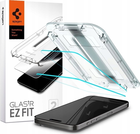 Picture of Spigen Spigen Glas.TR iPhone 16 Pro Max "EZ FIT" 2 szt. clear szko hartowane AGL07907