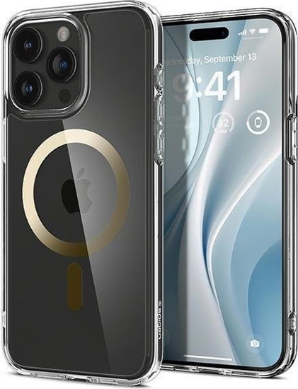 Изображение Spigen Spigen Ultra Hybrid MAG iPhone 15 Pro Max 6,7" Magsafe zoty/gold ACS06579