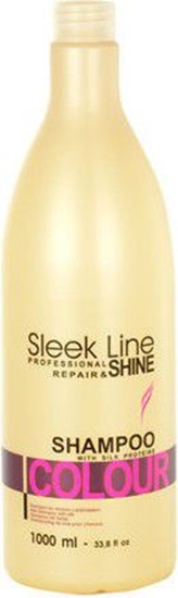 Picture of Stapiz Sleek Line Colour Shampoo Szampon z jedwabiem do wosów farbowanych 1000ml