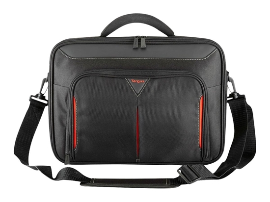 Picture of Targus CN414EU laptop case 36.3 cm (14.3") Briefcase Black, Red