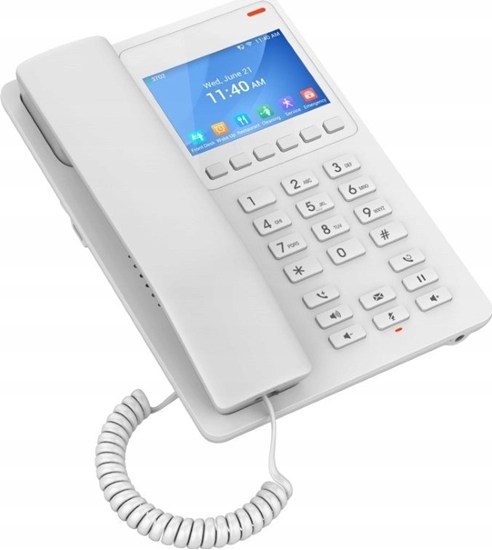 Picture of Telefon stacjonarny GrandStream Grandstream GHP 630 LCD BIAY | VoIP | Telefony hotelowe
