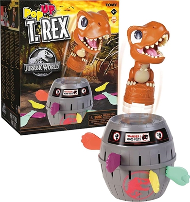 Изображение Tomy Gra zrcznociowa Pop Up T-Rex Jurassic World