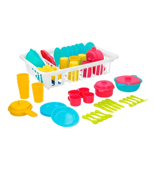 Picture of Trauku komplekts bērniem plastmasa 35 gb. CB43286