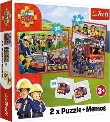 Изображение Trefl Puzzle 2w1 + memos Druyna Straaka Sama 93334 Trefl