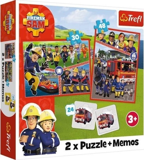 Изображение Trefl Puzzle 2w1 + memos Druyna Straaka Sama 93334 Trefl