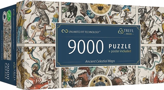 Изображение Trefl Puzzle Prime Ancient Celestial Maps 9000 elementów