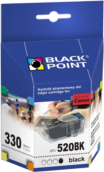 Изображение Tusz Black Point tusz BPC 520 BK (PGI-520BK) Black