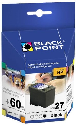 Изображение Tusz Black Point tusz BPH 27 (C8727AE nr 27) Black