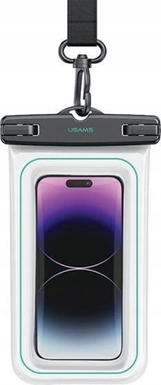 Picture of Usams Etui wodoodporne USAMS US-YD013 do 6.7" IP68 biay/white