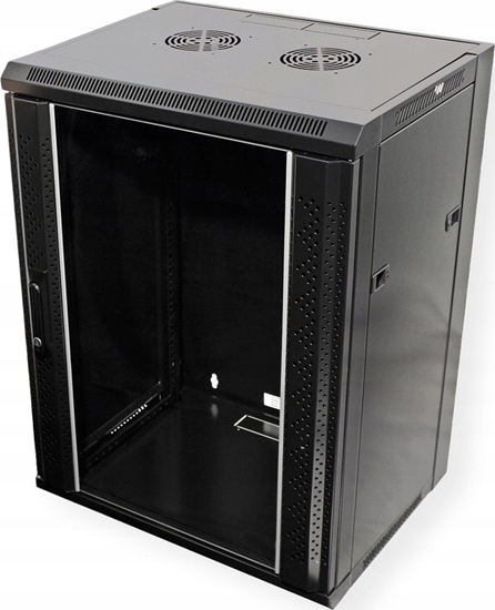 Picture of Value 19" Wall Mount Rack 15U, 775x570x450mm (HxWxD), black