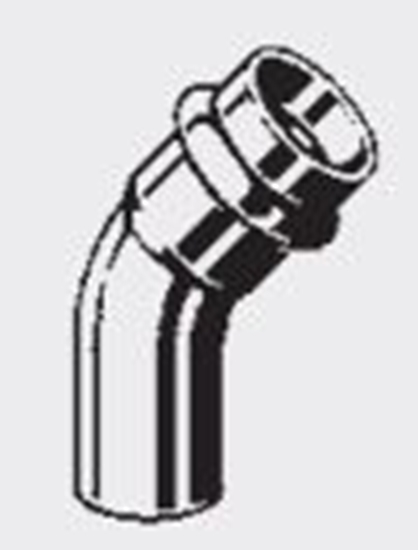 Picture of Viega uk 45° 1-konierzowy FKM 22mm (628 376)