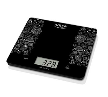 Attēls no Adler | Kitchen scale | AD 3171 | Maximum weight (capacity) 10 kg | Graduation 1 g | Display type LCD | Black