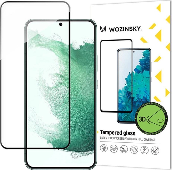 Изображение Wozinsky 3D Edge Nano Flexi Glass folia szklana szko hartowane na cay ekran z ramk Samsung Galaxy S22+ (S22 Plus) przezroczysty