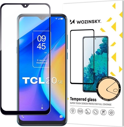 Изображение Wozinsky Wozinsky Full Glue Tempered Glass Tempered Glass for TCL 20 SE 9H Full Screen with Black Frame