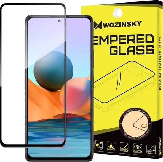 Изображение Wozinsky Wozinsky super wytrzymae szko hartowane Full Glue na cay ekran z ramk Case Friendly Xiaomi Redmi Note 10 Pro czarny