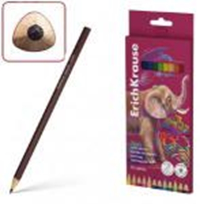 Picture of Zīmuļi krāsainie 12 krāsas trīsstūrveida,  ErichFrause