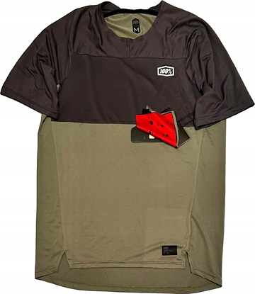 Attēls no 100% Koszulka mska 100% CELIUM Jersey krótki rkaw Army roz. M (NEW)