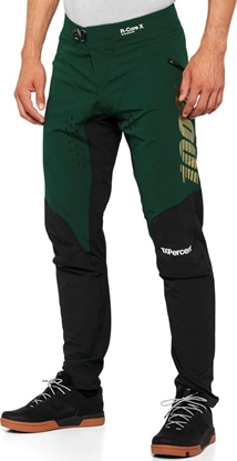 Attēls no 100% Spodnie mskie 100% R-CORE X Limited Edition Pants Forest Green roz. 28 (42 EUR) (NEW 2022)