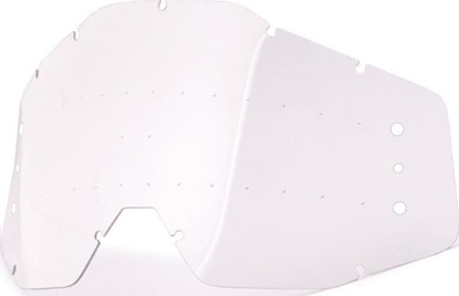 Attēls no 100% Szyba do gogli 100% ACCURI/STRATA JUNIOR do Systemu SVS (Szyba Przeroczysta z dziurami - Sonic bumps)