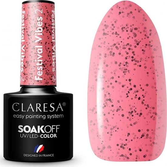 Изображение Activeshop CLARESA Lakier hybrydowy Festival Vibes 2 -5g