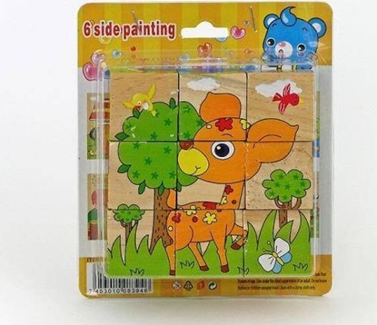 Picture of Adar Drewniane klocki obrazkowe 530577