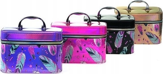 Picture of Adar Kuferek M z lusterkiem na zamek 21x14x13cm MIX