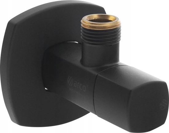 Picture of Arco Zawór ktowy Lipstick A80, czarny mat, 1/2GZ x 3/8GZ [42]