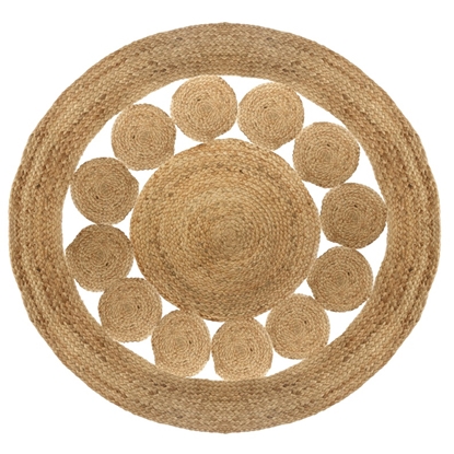 Изображение Atmosphera Round Jute Rug Lace 120 cm