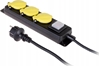 Picture of AWTools PRZEDUACZ WARSZTATOWY CZARNY 3 GNIAZDA 5,0m Z UZIEMIENIEM, WYCZNIK IP44 3x1,5mm