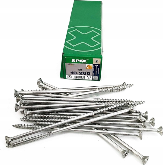 Изображение Bagpanel-skruer 159718 10 mm 260 mm T-profil Stål Galvaniseret, Gul kromatiseret 25 ST