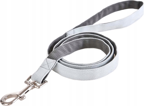 Изображение Barry King Smycz dla psa, 1,5x120cm, szary/bkitny