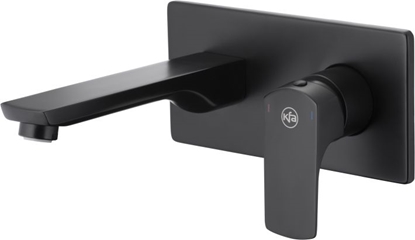 Изображение Bateria umywalkowa KFA Mokait podtynkowa czarny (5539-810-81)