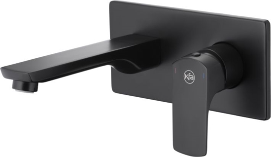 Изображение Bateria umywalkowa KFA Mokait podtynkowa czarny (5539-810-81)