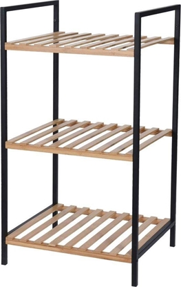 Изображение Bathroom Solutions Rega azienkowy 3-poziomowy, póka, szafka, bambus