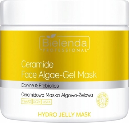 Изображение BIELENDA PROFESSIONAL_Hydro Jelly Mask przeciwzmarszczkowa maska algowo - elowa z ceramidami i probiotykami 190g