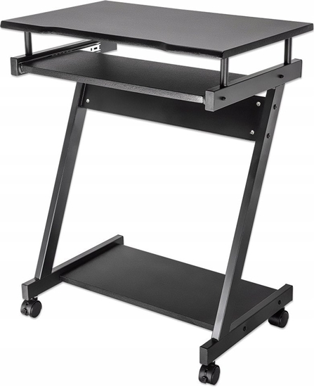 Picture of Biurko komputerowe 590x370 mobilne z półką