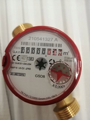 Изображение BMETERS Wodomierz antymagnetyczny GSD8-I ciepa woda, 3/4" AC Q3-4,0 m3/h, Tmax:90°C,L=130mm, MID R100/R50 AM